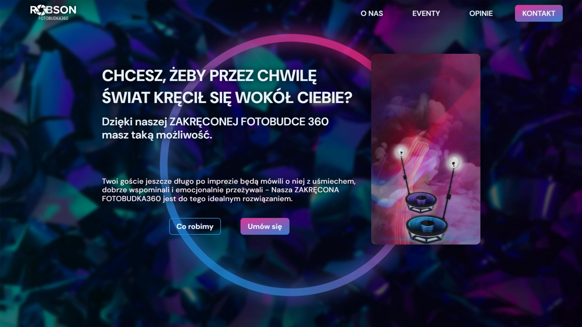 Photo of website content