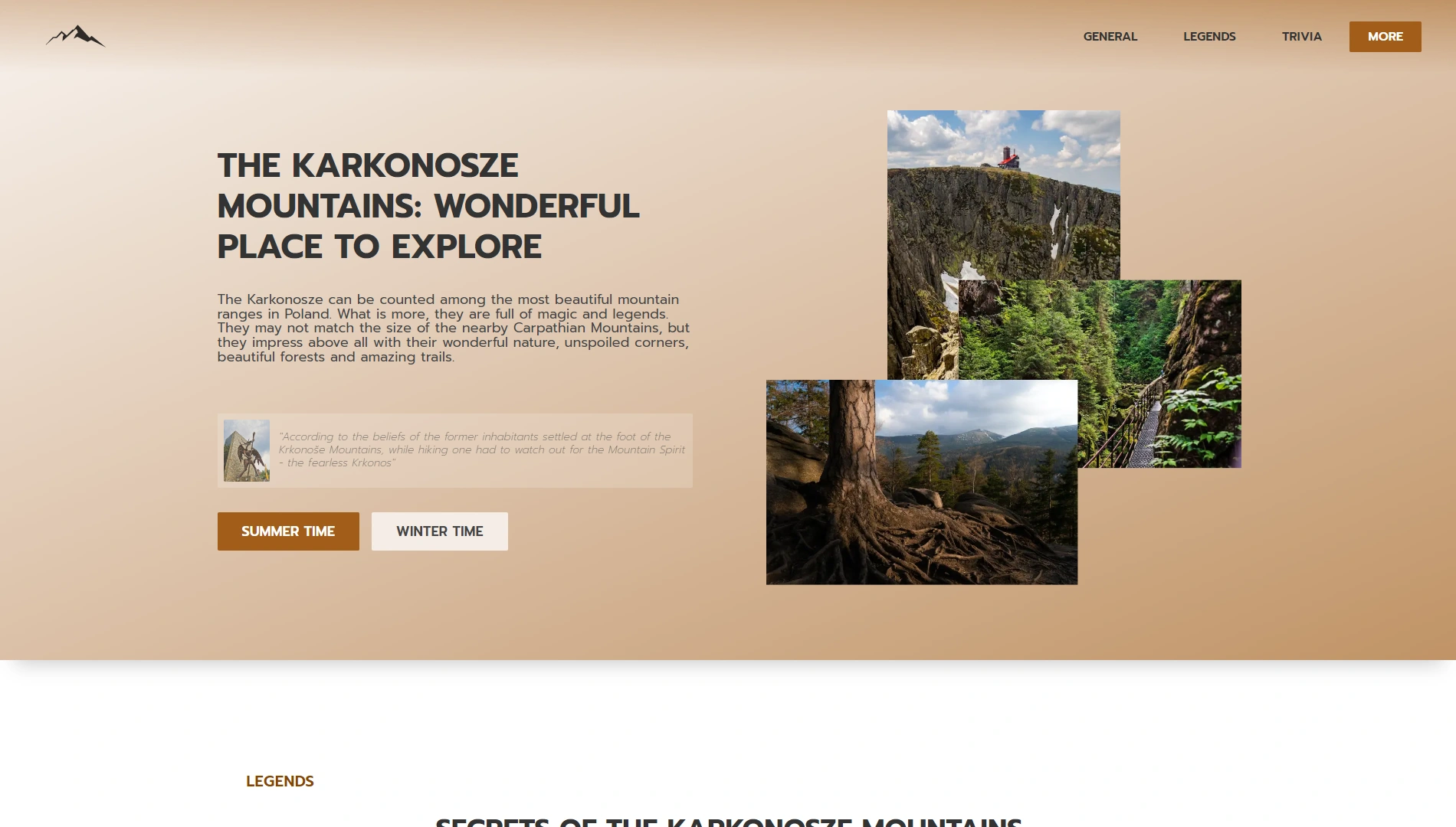 Photo of website content